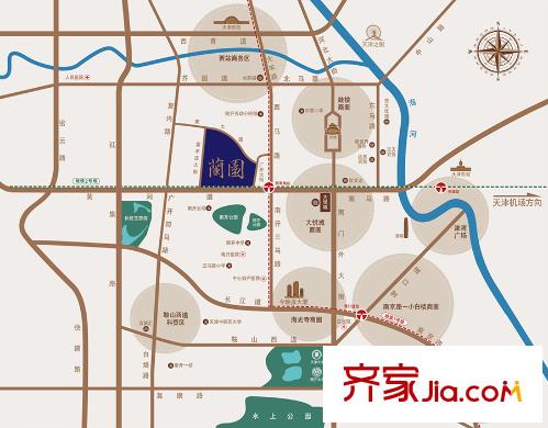 平方米園區(qū)位圖