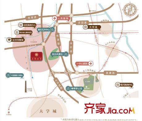 金隅滿堂高層區(qū)位圖