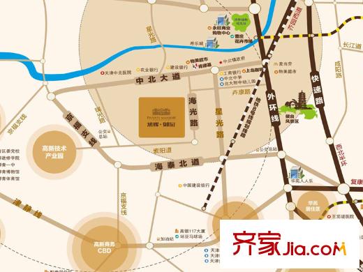 旭輝御府交通圖