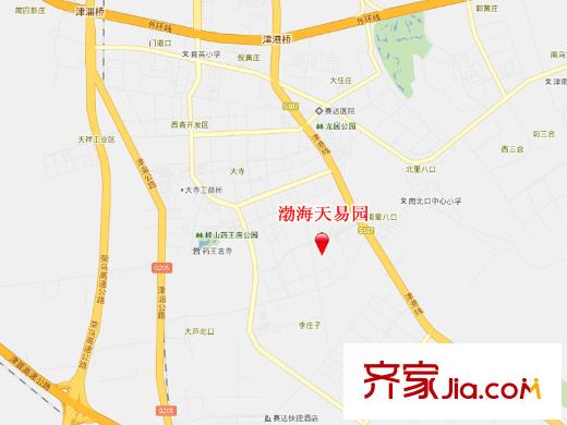 渤海天易園交通圖
