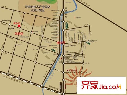 武清五一陽光交通圖