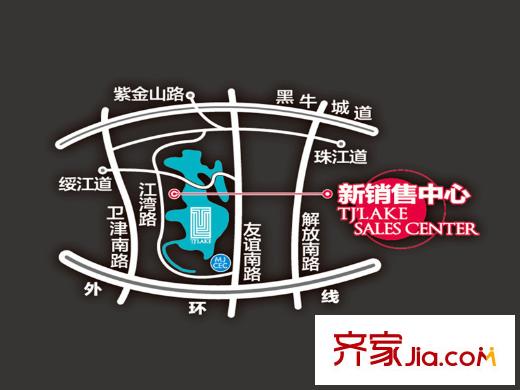 富力津門湖交通圖