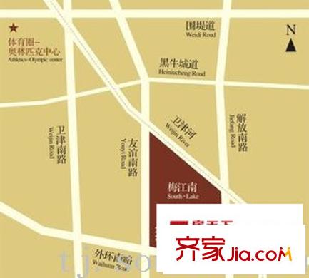 江勝天鵝湖別墅交通圖