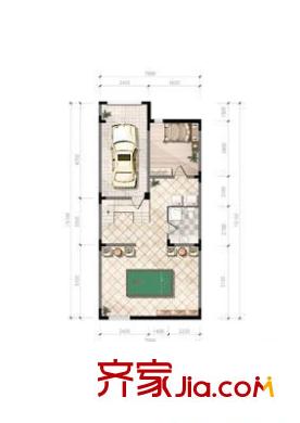 江勝天鵝湖別墅戶型圖一期別墅N4戶型地下層戶型圖 6室3廳5衛(wèi)1廚