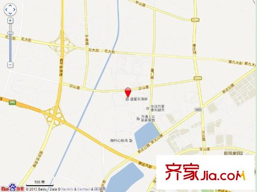 盛星東海岸交通圖