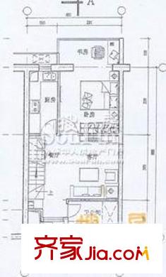 誠基中心國際公寓戶型圖