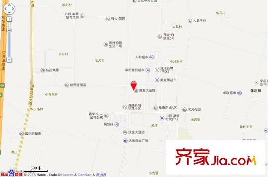 豫發(fā)大運(yùn)城國(guó)園交通圖