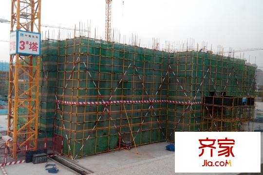 天津全運(yùn)村高層工程進(jìn)度（2015-08）