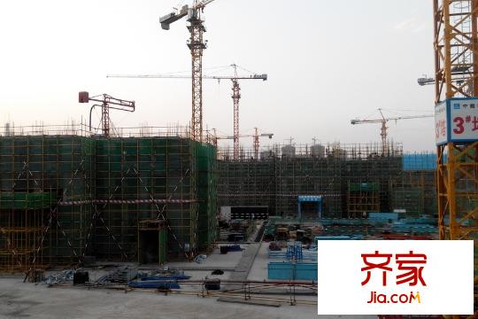 天津全運(yùn)村高層工程進(jìn)度（2015-08）