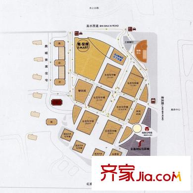 時代奧城交通圖區(qū)位示意圖