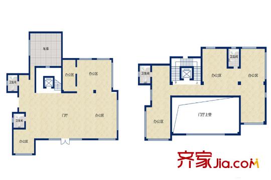 南湖9號(hào)獨(dú)棟別墅獨(dú)棟別墅4、6號(hào)樓F戶型 2室2廳4衛(wèi)