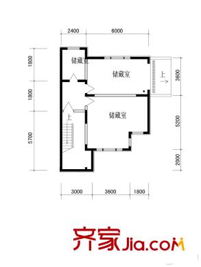 首府136棟獨棟別墅C戶型地下層 4室2廳2衛(wèi)1廚