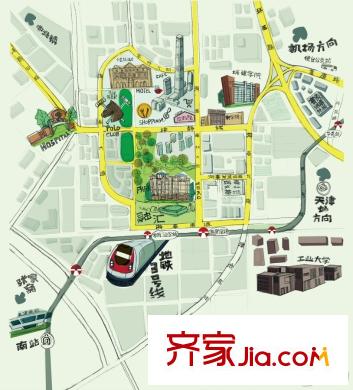 金融街融匯交通圖