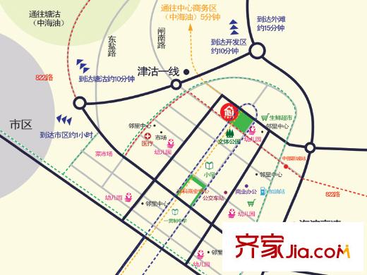 佳寧苑交通圖