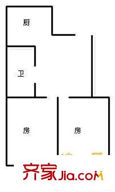 氣象公寓 2室 戶型圖