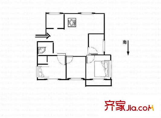 南臺明珠 3室 戶型圖