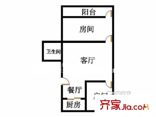 南臺明珠 2室戶型圖