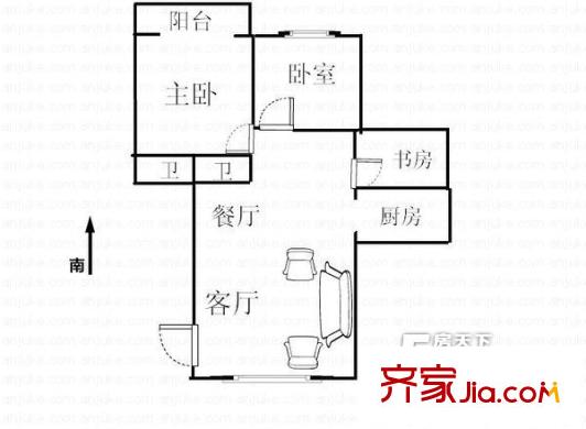 南山御景 戶型圖