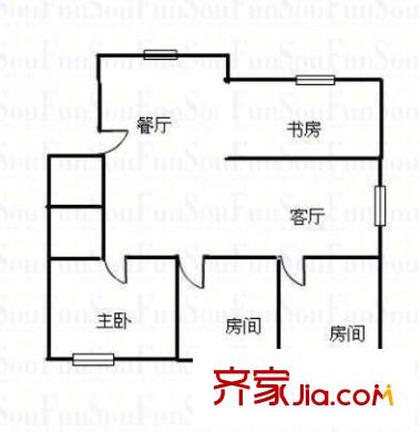 黎明新村茉莉園戶型圖茉莉園 4室 戶型圖 4室2廳2衛(wèi)1廚