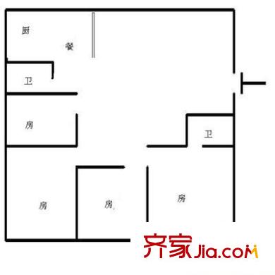 吉水苑 4室 戶型圖
