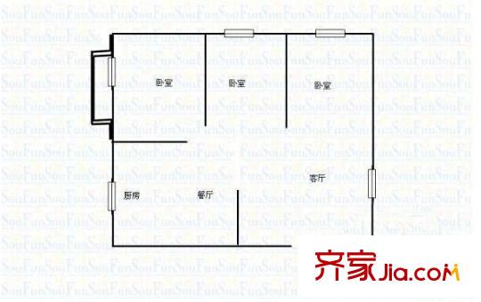 航輝花園 戶型圖