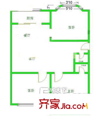 匯杰公寓 戶型圖