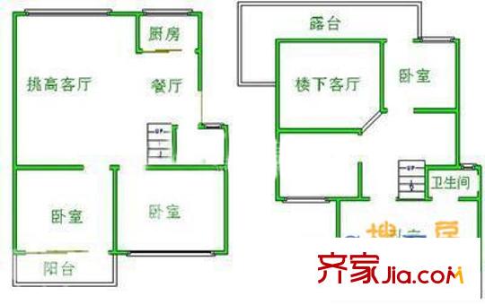 匯杰公寓 戶型圖