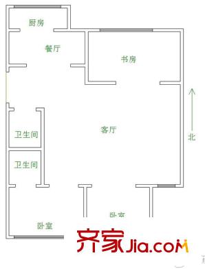 古城花苑 戶型圖
