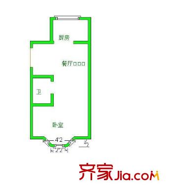 公正新苑 1室 戶型圖