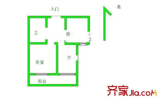 公正新苑 2室 戶型圖