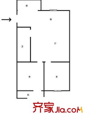 福圓苑 5室 戶型圖