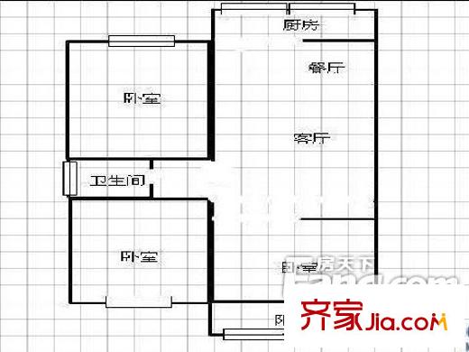 福順新村 3室戶型圖