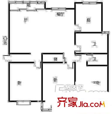 東濂公寓 戶型圖