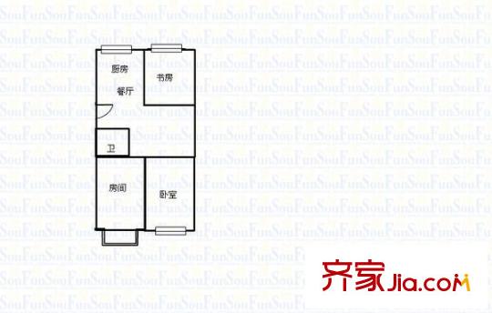 大根社區(qū) 3室 戶型圖