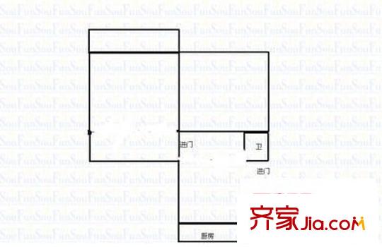 大根社區(qū) 2室 戶型圖