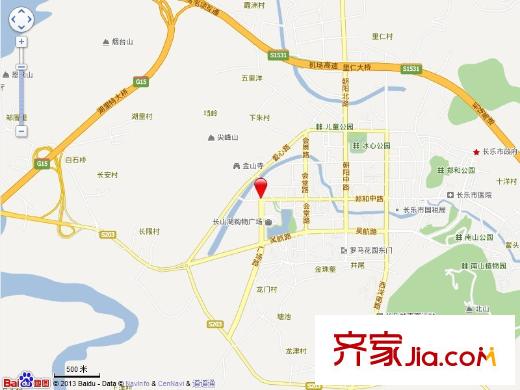 長山碧水交通圖