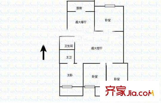 北江公寓 戶型圖