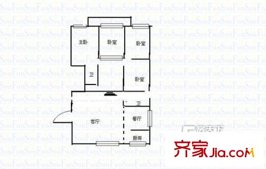 陽光花園二區(qū) 戶型圖