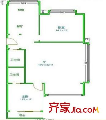 洋下花園 戶型圖
