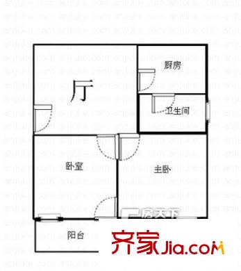 永興樓 2室戶(hù)型圖