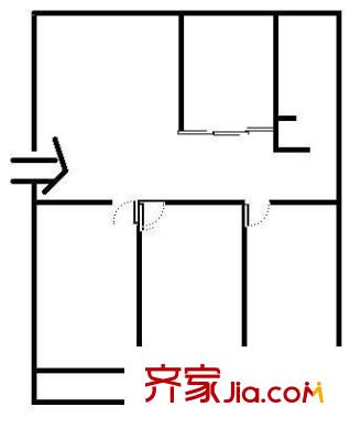 先鋒苑小區(qū) 3室 戶(hù)型圖
