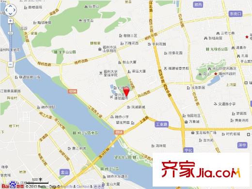 西禪南村交通圖