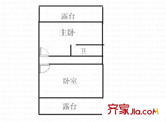 西濱好美家 4室 戶型圖
