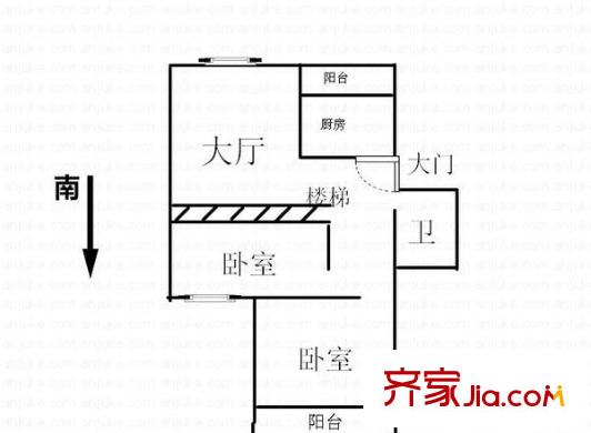 西濱好美家 4室 戶型圖
