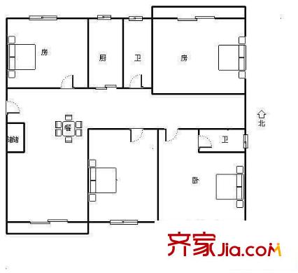 西濱好美家 4室 戶型圖