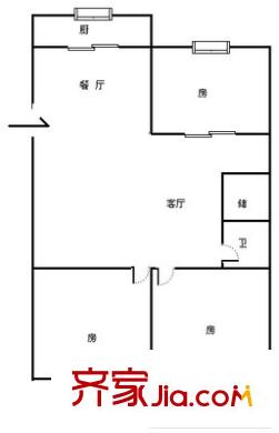 王莊梅園 3室戶型圖