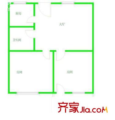 衛(wèi)前里新村 2室戶型圖
