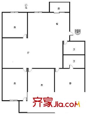 商地花園 4室戶型圖