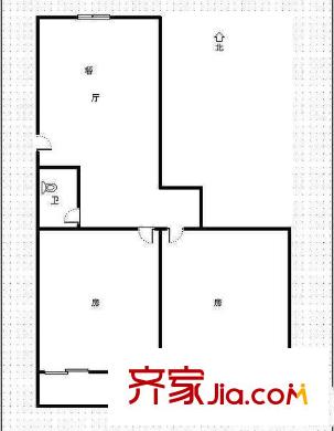 南方裝修公司宿舍 戶型圖