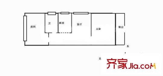 南方裝修公司宿舍 戶型圖